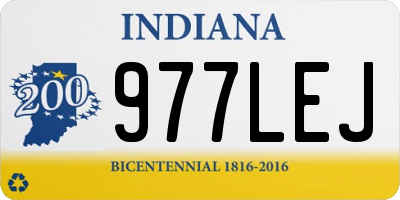 IN license plate 977LEJ