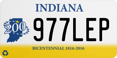 IN license plate 977LEP