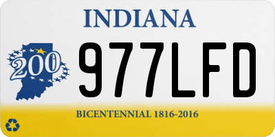 IN license plate 977LFD