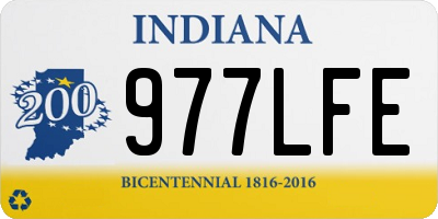 IN license plate 977LFE