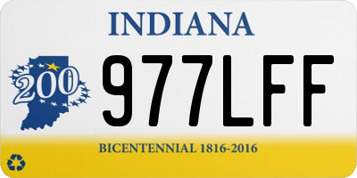 IN license plate 977LFF