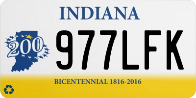 IN license plate 977LFK