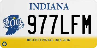 IN license plate 977LFM