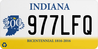 IN license plate 977LFQ