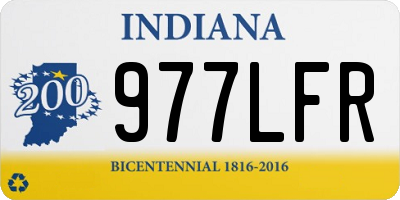 IN license plate 977LFR