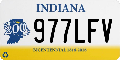 IN license plate 977LFV