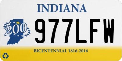 IN license plate 977LFW
