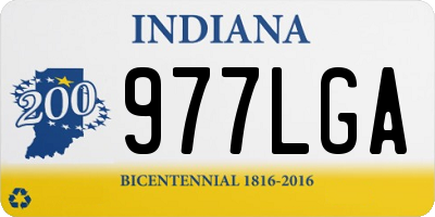IN license plate 977LGA