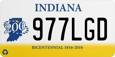 IN license plate 977LGD