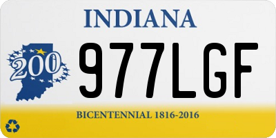 IN license plate 977LGF