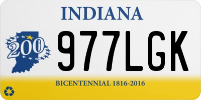 IN license plate 977LGK