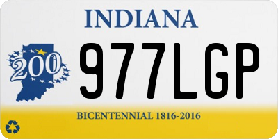 IN license plate 977LGP