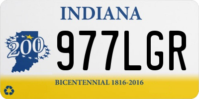 IN license plate 977LGR