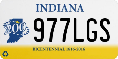 IN license plate 977LGS
