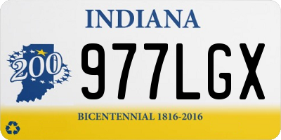 IN license plate 977LGX