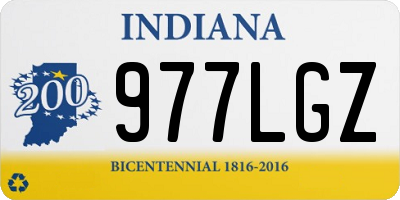 IN license plate 977LGZ