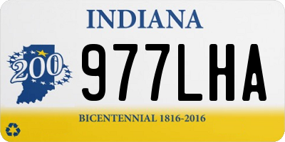IN license plate 977LHA