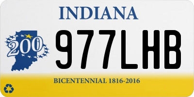 IN license plate 977LHB