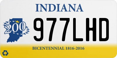 IN license plate 977LHD
