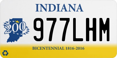 IN license plate 977LHM