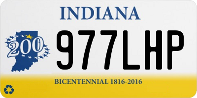 IN license plate 977LHP
