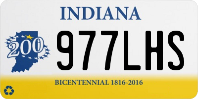 IN license plate 977LHS