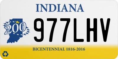 IN license plate 977LHV