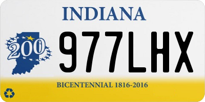 IN license plate 977LHX
