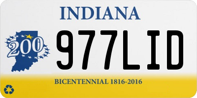 IN license plate 977LID