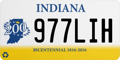 IN license plate 977LIH