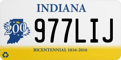 IN license plate 977LIJ