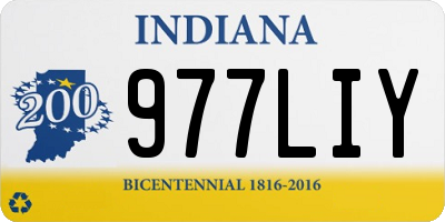 IN license plate 977LIY