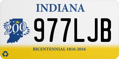 IN license plate 977LJB