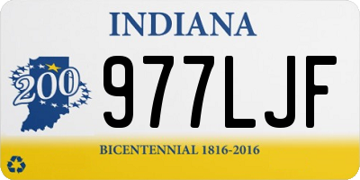IN license plate 977LJF