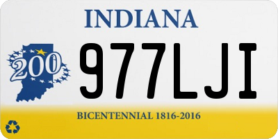 IN license plate 977LJI