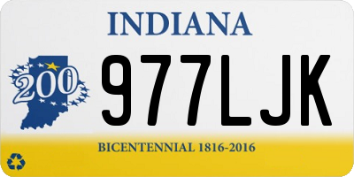 IN license plate 977LJK