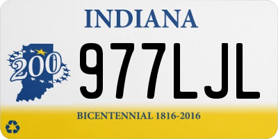 IN license plate 977LJL