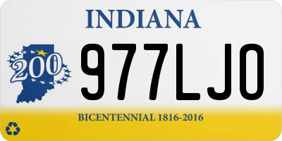 IN license plate 977LJO