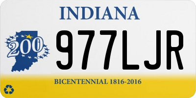 IN license plate 977LJR