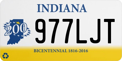 IN license plate 977LJT