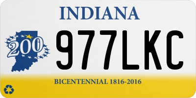 IN license plate 977LKC