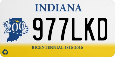 IN license plate 977LKD