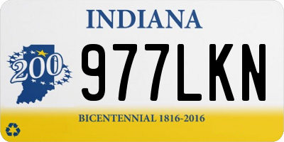 IN license plate 977LKN
