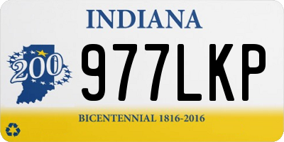 IN license plate 977LKP