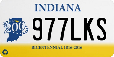 IN license plate 977LKS