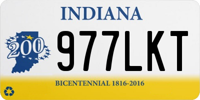 IN license plate 977LKT