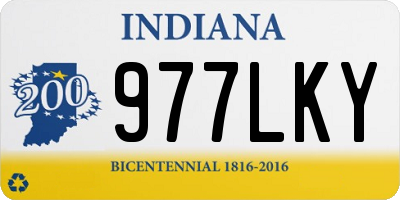 IN license plate 977LKY