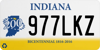 IN license plate 977LKZ