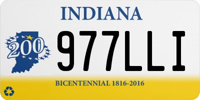 IN license plate 977LLI