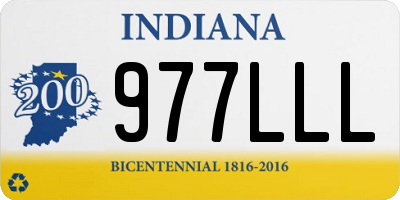 IN license plate 977LLL